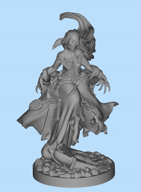 【亡灵】女妖Banshee 中型不死生物 DND小怪跑团桌游棋子模型