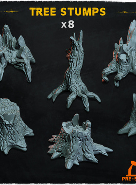 微缩模型造景 棋子底座贴片桌游战锤 模型专用地台装饰件part2