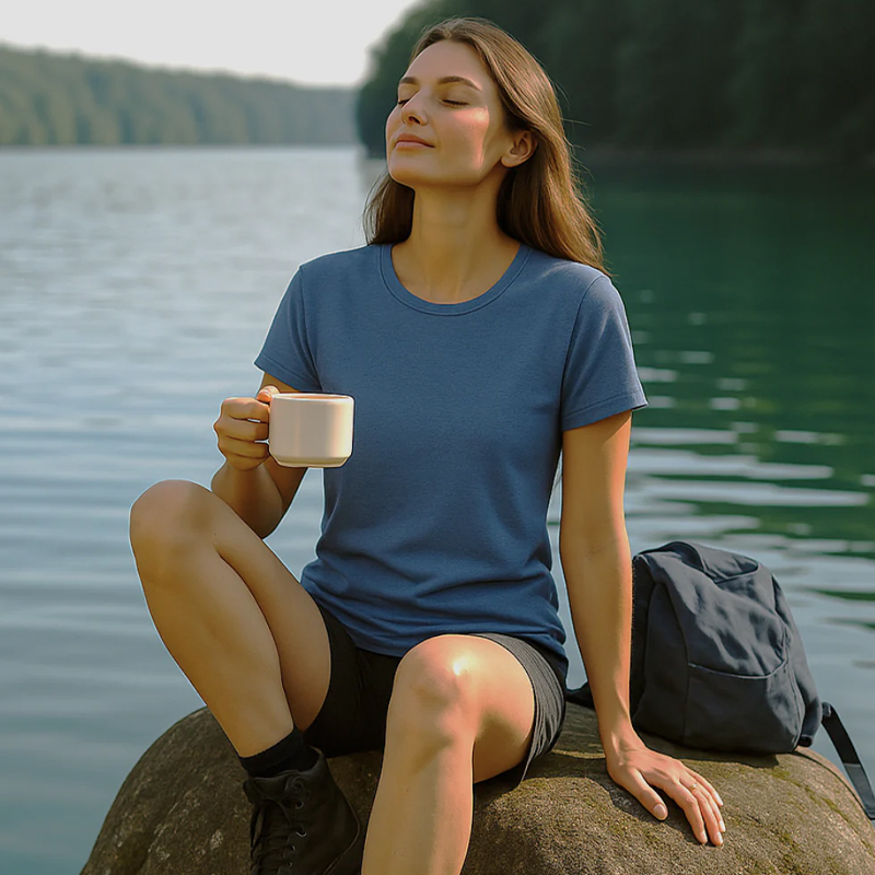 灰壳美利奴羊毛速干衣女户外登山美丽诺羊毛速干t恤排汗快干短袖