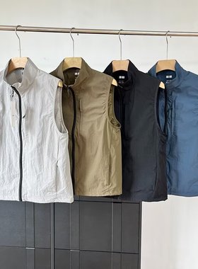 核桃家 男女装防风背心休闲马甲山系户外运动机能无袖外套481408