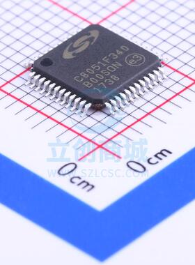 SILICON LABS(芯科) C8051F340-GQR TQFP-48_7x7x05P SILICON LAB