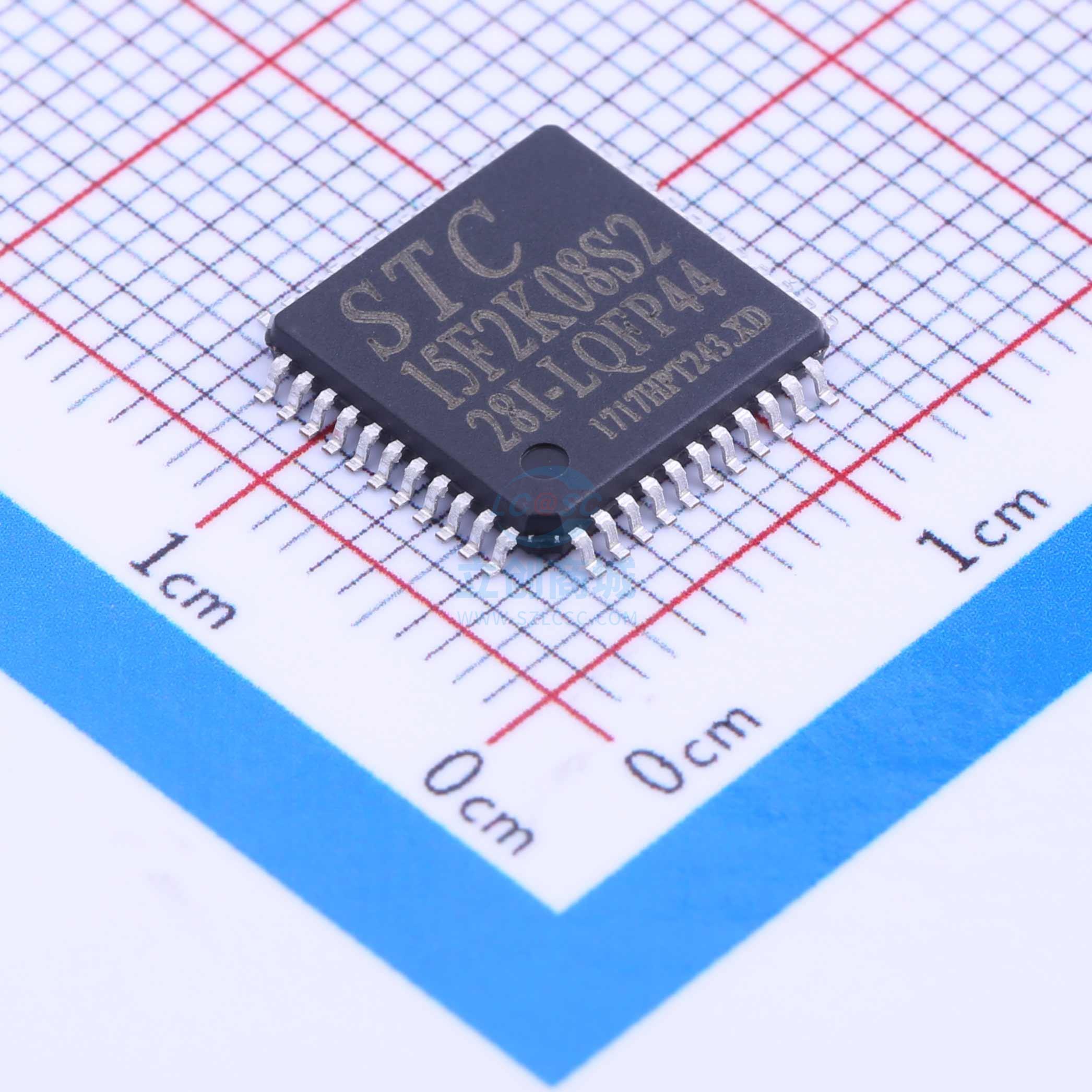 单片机(MCU/MPU/SOC) STC15F2K08S2-28I-LQFP44 LQFP-44_10x10x08