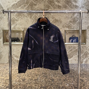 GFGEFEILU男装2025秋冬新款GF轻奢男士牛仔衣厚款夹克外套正品