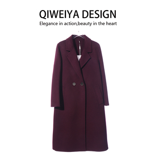 2025年新款双面羊绒大衣女高端小个子修身显瘦羊毛大衣呢外套女