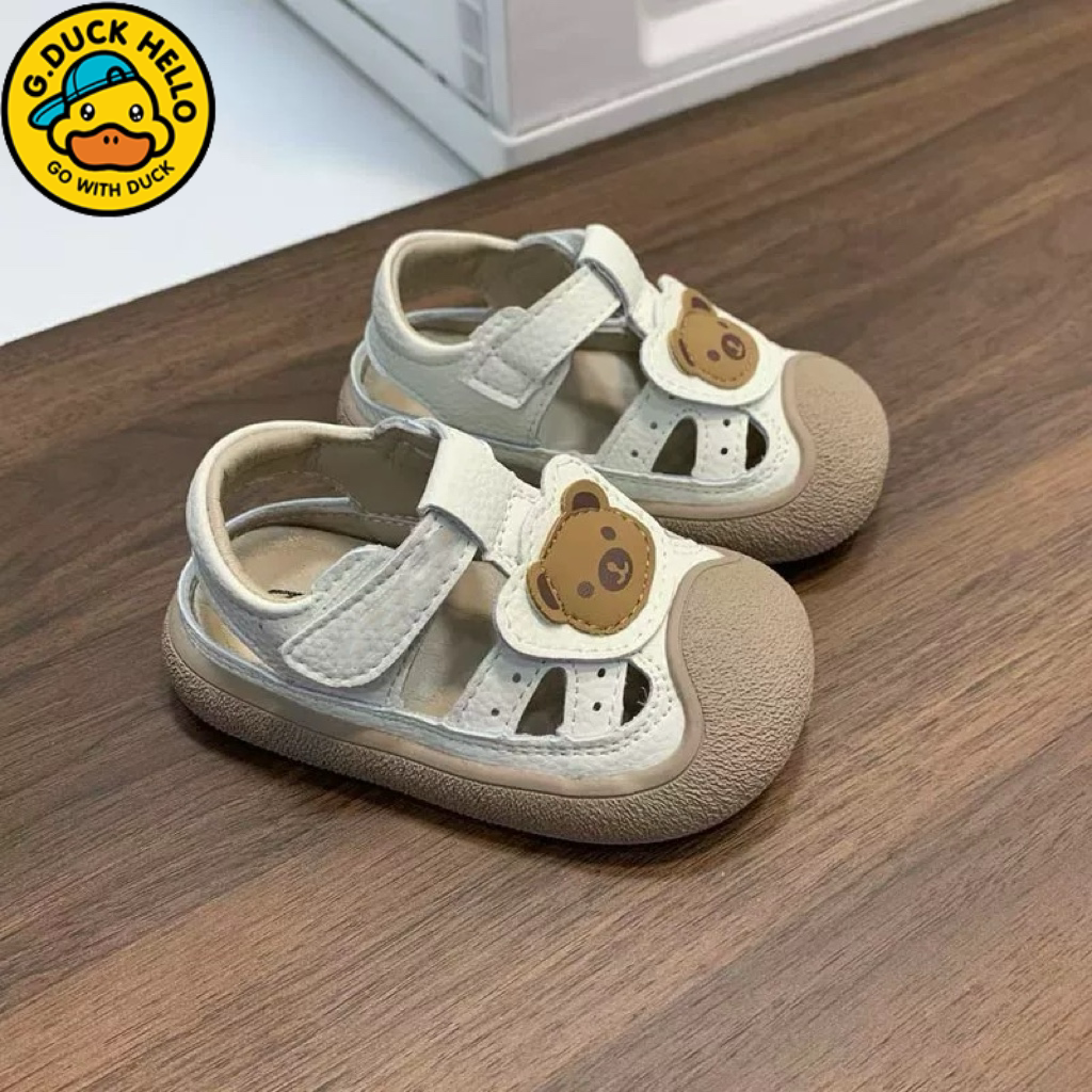 小黄鸭宝宝凉鞋夏季防滑软底婴幼儿童鞋小童0一1-2岁男女学步鞋子