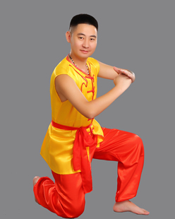 男装打鼓服舞龙舞狮表演服 农夫船夫演出服 赛龙舟鼓手服装腰鼓服