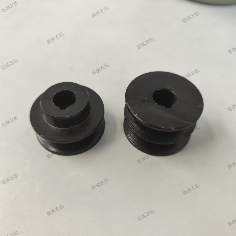 农用48/60/72V电瓶车打药机电机配件皮带轮皮带轮单轮双轮柱塞泵