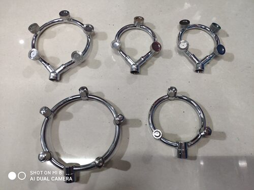 电动动力喷雾器汽油机动打药机配件多孔多眼喷头喷枪杆圆圈型农用