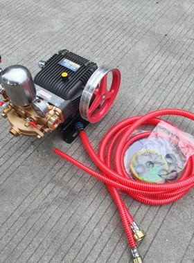 富士特FST-22H/30H打药泵头 动力喷雾器机动三缸柱塞泵农用高压