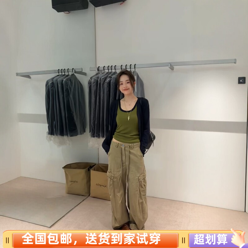 秋季韩版显瘦开衫吊带两件套女