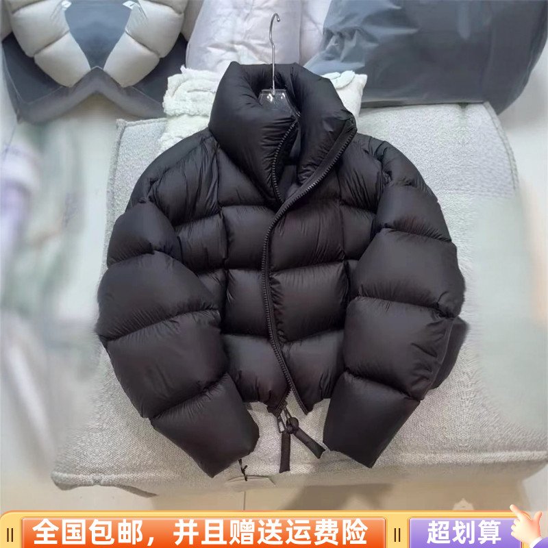 韩版90绒羽绒服外套保暖宽松女潮