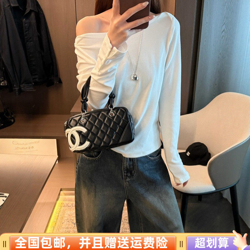 秋季宽松显瘦减龄长袖T恤女