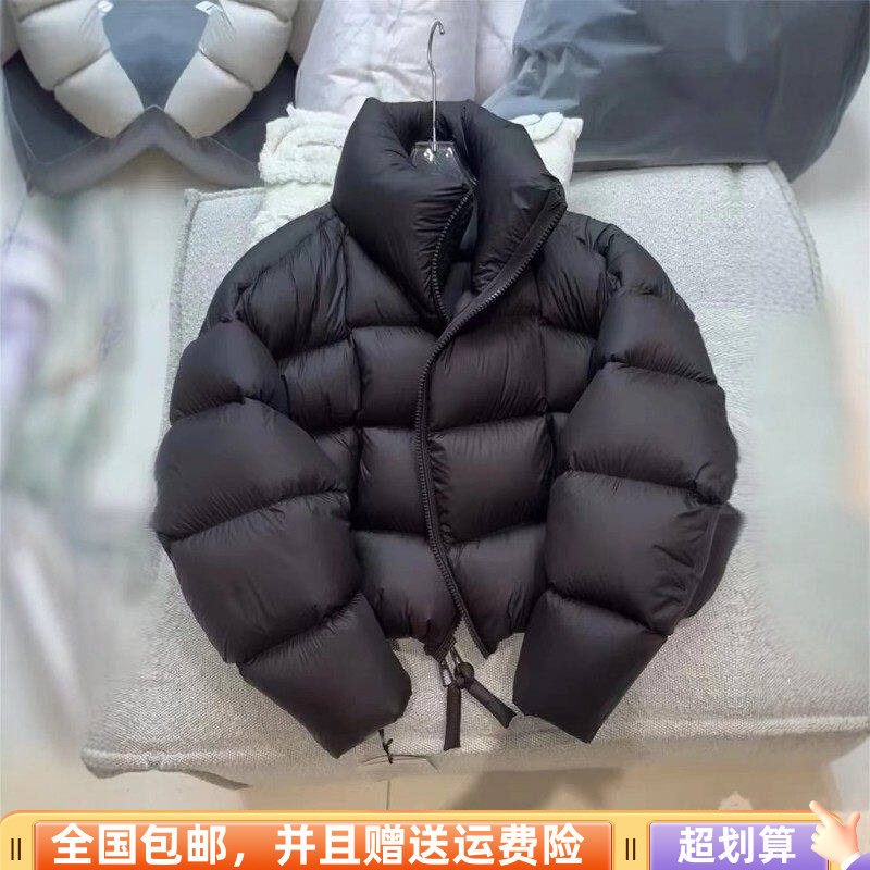 欧洲站2025冬季新品休闲时尚百搭韩版90绒羽绒服外套保暖宽松女潮