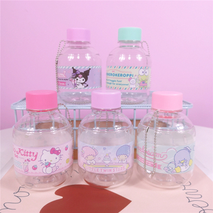 日单三丽鸥sanrio文具收纳水瓶笔筒收纳筒可爱装饰品卡通挂件