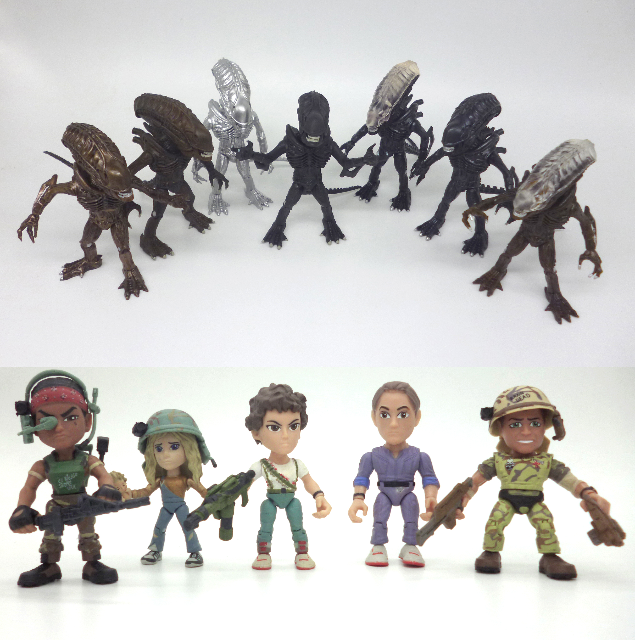 loyal subjects现货 关节可动 Q版大头 异形2  绝版老货非铁血