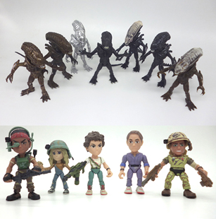 loyal subjects现货 关节可动 Q版大头 异形2  绝版老货非铁血