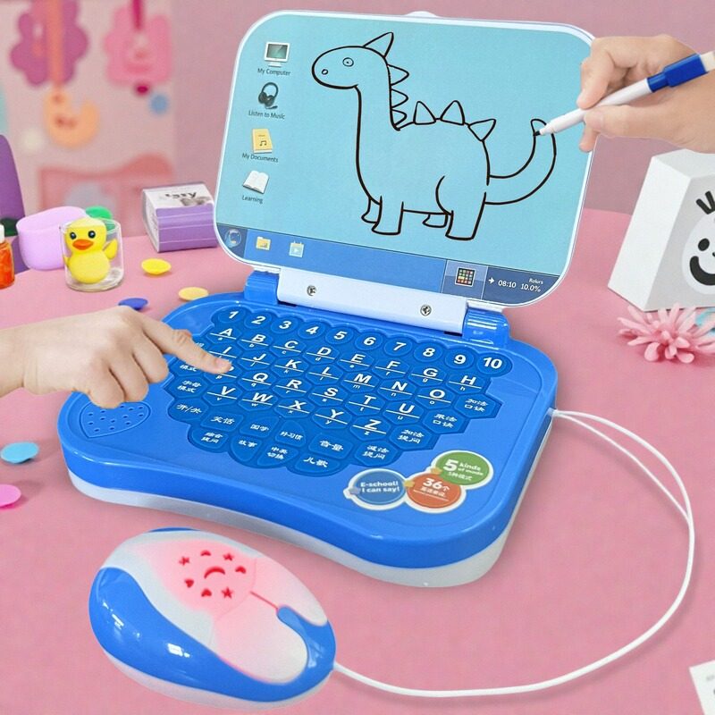 儿童益智早教机仿真小电脑模型
