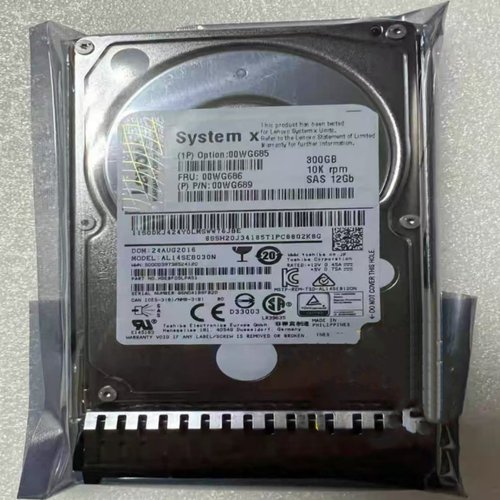 联想00WG685 00WG686 00WG689 300Gb 10K SAS 12Gb M5 X6原装硬盘