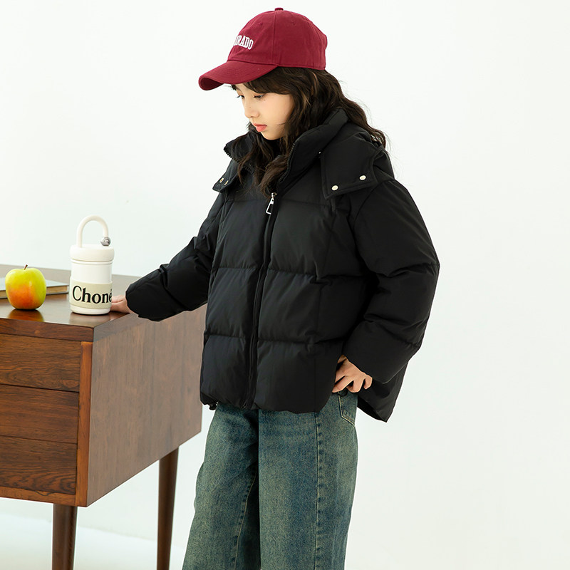 福潴潴90白鸭绒女童羽绒服三防