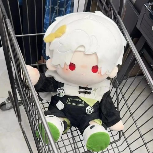 秦彻棉花娃娃40cm坐姿玩偶毛绒属性深空同人周边公仔深沈星回乌鸦