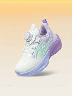 回力男女中大童2025新款皮面透气运动鞋轻便软底休闲跑步鞋B900