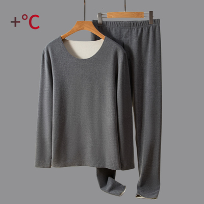 长袖男士德绒发热保暖套装