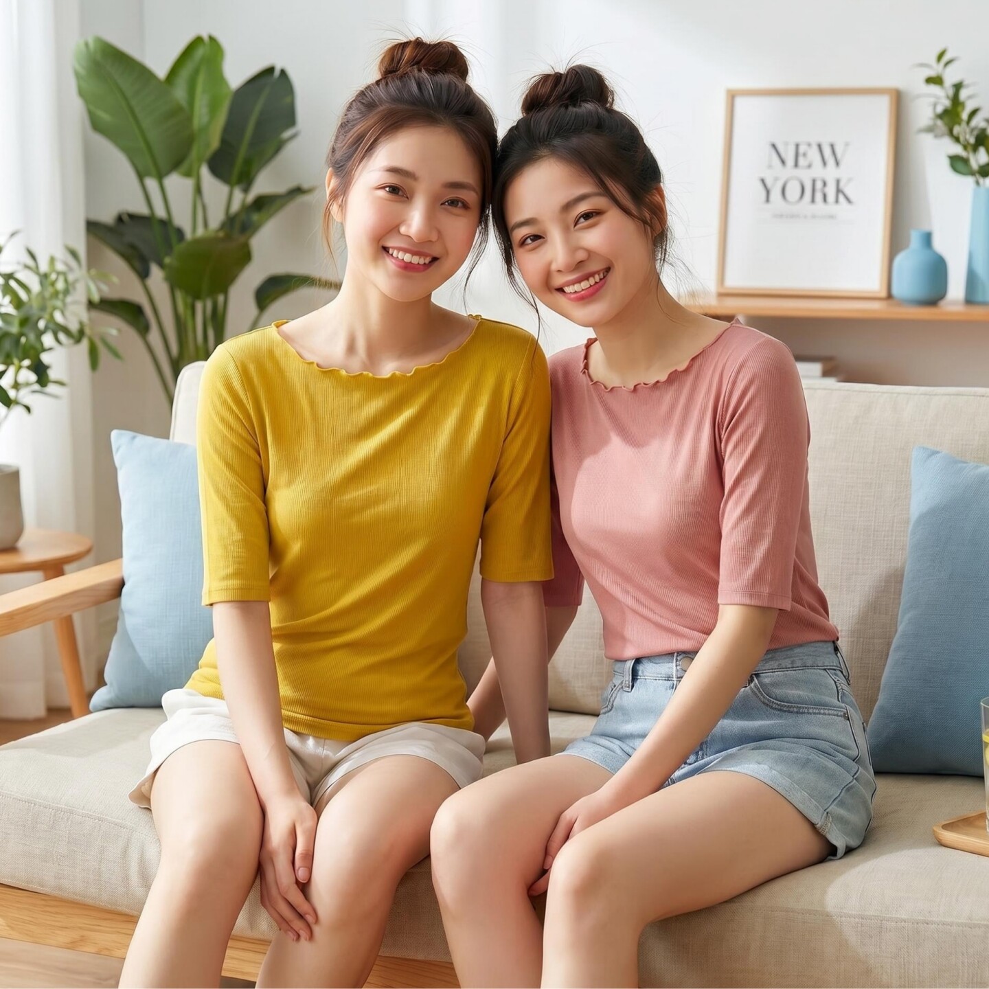 莫代尔五分袖打底衫女夏季薄款木耳圆领短袖T恤大码中袖内搭上衣