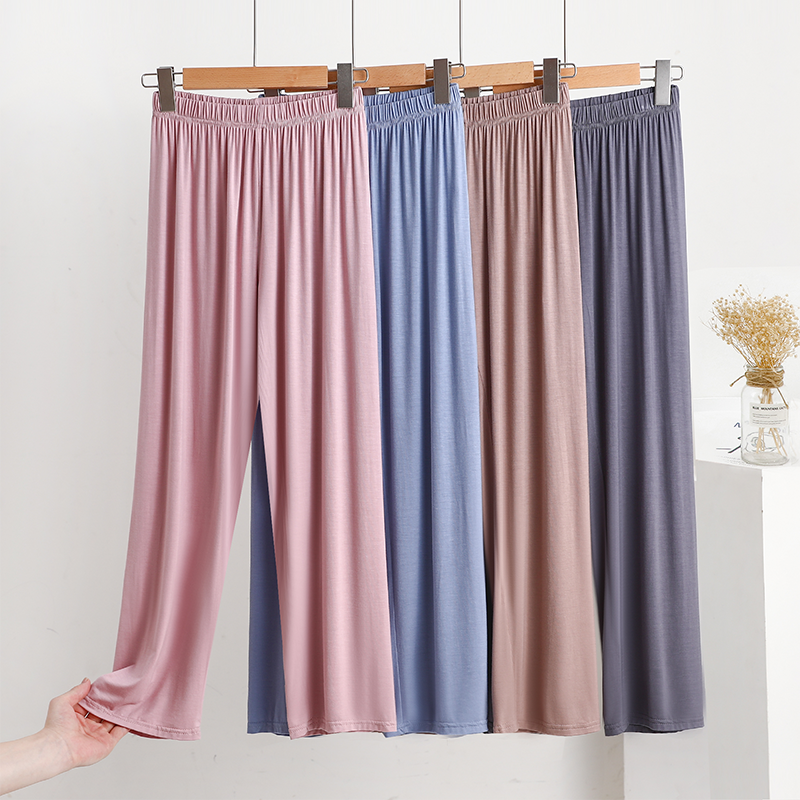 長褲女莫代爾舒適透氣家居褲