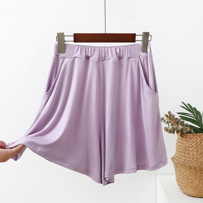 高腰短裤薄款莫代尔夏季