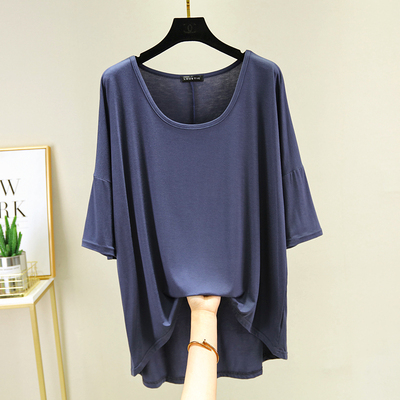 短袖韩版薄款百搭莫代尔女士