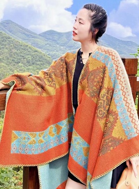 【F602-F631】3月26日晚上清仓名族风波西米亚旅游披肩围巾