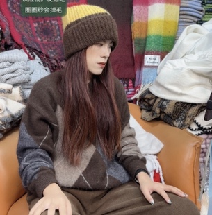 含马海毛帽子313