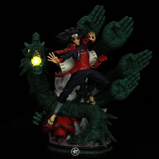 火影 GK 一代目 CS千手柱间 可发光 场景 雕像 模型摆件 盒装手办