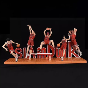 灌篮高手 湘北五虎 三井寿 宫城良田 真香社 模型 摆件 盒装手办