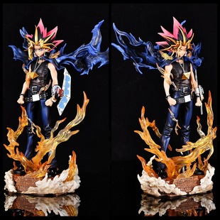 剧场版 游戏王 黑暗面 暗游戏归来 阿图姆 GK 雕像模型 盒装手办