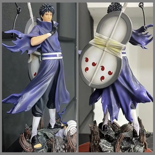 火影 GK 宇智波带人 巨浪带土 假面之男 双头 雕像 模型 盒装手办