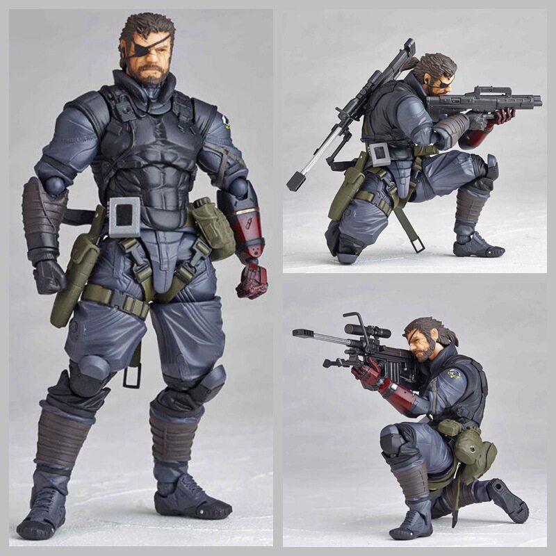 合金装备5 幻痛 毒蛇 自由之子 斯内克 Snake 可动 蛇叔 盒装手办