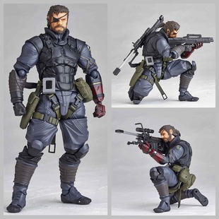 合金装备5 幻痛 毒蛇 自由之子 斯内克 Snake 可动 蛇叔 盒装手办