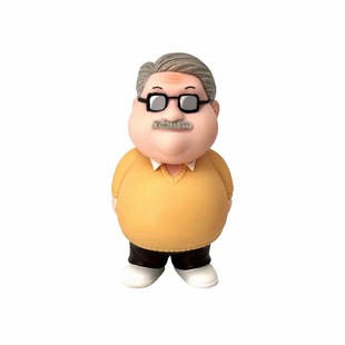 动漫 灌篮高手 湘北小老爹 安西教练 Q版公仔 模型盒装手办