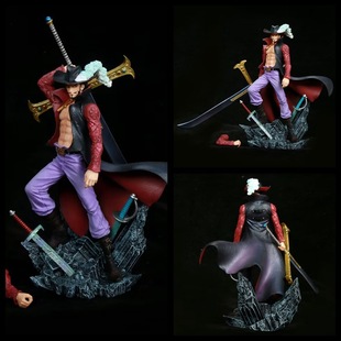 海贼王 剧场版 顶上决战 造型王 鹰眼 米霍克 剑豪 模型 盒装手办