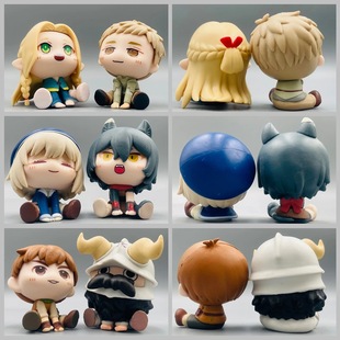 迷宫饭 Q版6款 玛露西尔 莱欧斯 森西 法琳 齐尔查克坐姿公仔手办