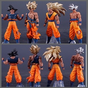 超级赛亚人 自在极意功 4款迷你悟空 超三悟空 超赛悟空 袋装手办