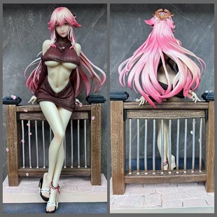 游戏周边 GK 八重神子 日常服Ver 二次元少女 雕像模型 盒装手办