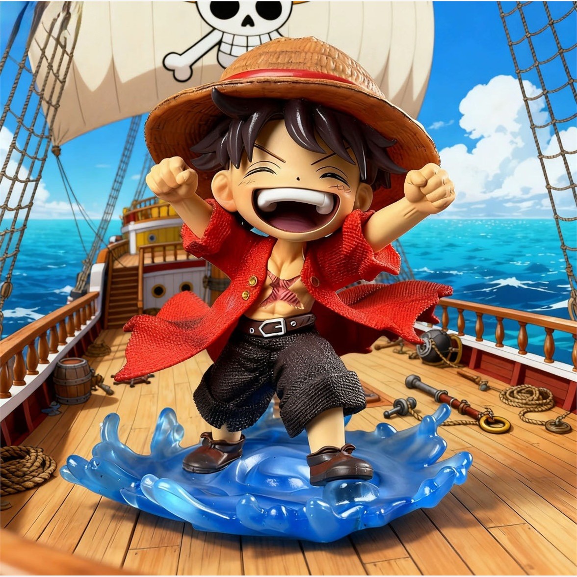 海贼王手办水月路飞大笑