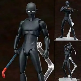 柯南 真 犯人 figma SP-089 黑衣人 关节可动 模型人偶 盒装手办