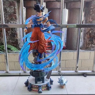 超级赛亚人 GK 自在极意 超神形态孙悟空 雕像 摆件模型 盒装手办