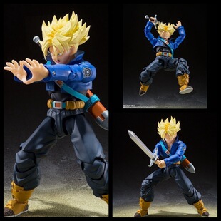 超级赛亚人 未来的少年 特兰克斯 模型 摆件 关节可动 盒装手办