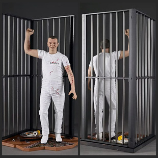 电影周边 沉默的羔羊 汉尼拔 越狱版 恐怖人偶 模型摆件 盒装手办