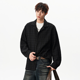 3无影墙秋冬白色老钱风肌理感高级感polo衬衫外套HWH54-P65控105，男装衬衫，星座514A（原614）