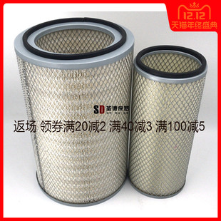适配K3040空滤3041东风紫罗兰康霸280上柴6135发电机宇通空气滤芯